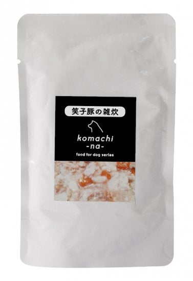 笑子豚(エコブー)とあきたこまちの雑炊(野菜入) 80g